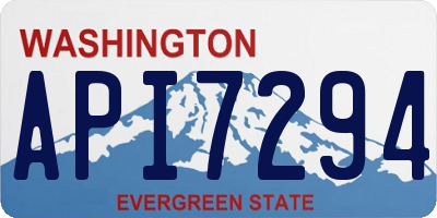 WA license plate API7294