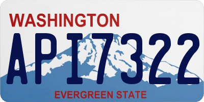 WA license plate API7322