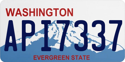 WA license plate API7337
