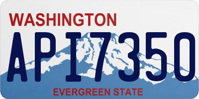 WA license plate API7350