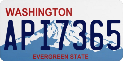 WA license plate API7365