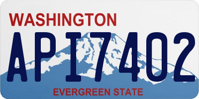 WA license plate API7402
