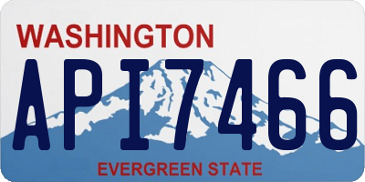 WA license plate API7466