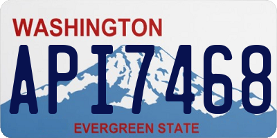 WA license plate API7468