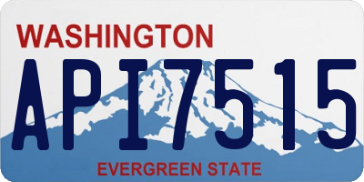 WA license plate API7515