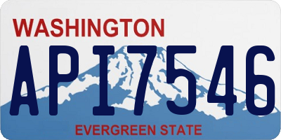 WA license plate API7546