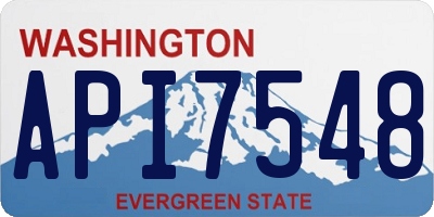 WA license plate API7548