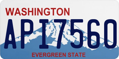 WA license plate API7560