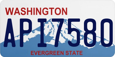 WA license plate API7580