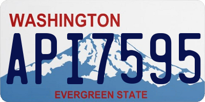 WA license plate API7595