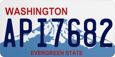 WA license plate API7682