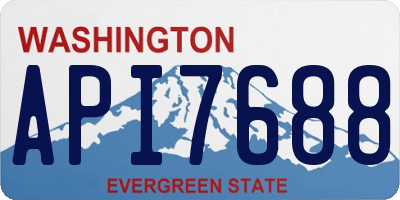 WA license plate API7688