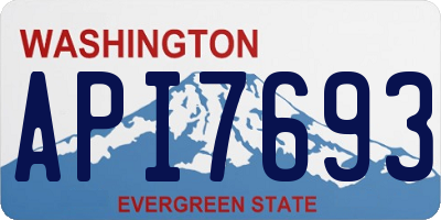 WA license plate API7693