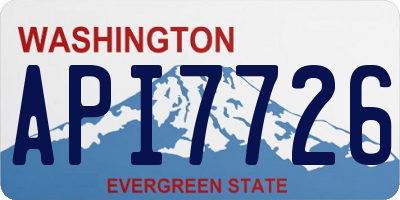 WA license plate API7726