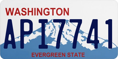 WA license plate API7741