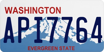 WA license plate API7764