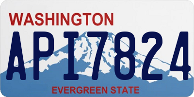 WA license plate API7824