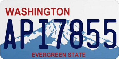 WA license plate API7855