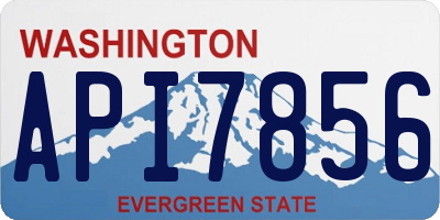WA license plate API7856