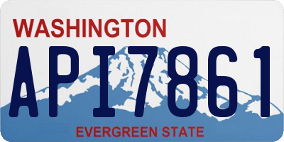 WA license plate API7861