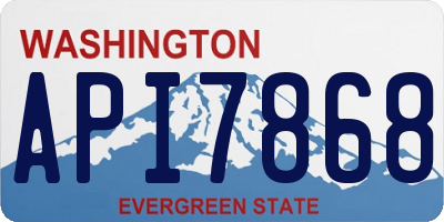 WA license plate API7868