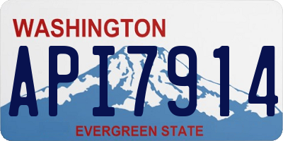 WA license plate API7914