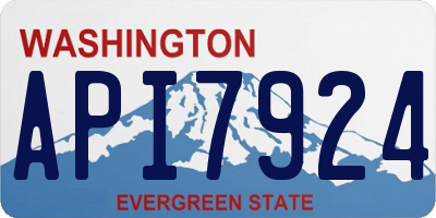 WA license plate API7924