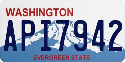 WA license plate API7942