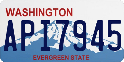 WA license plate API7945