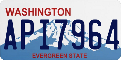 WA license plate API7964