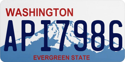 WA license plate API7986