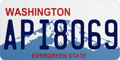 WA license plate API8069