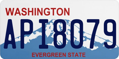 WA license plate API8079