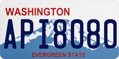 WA license plate API8080