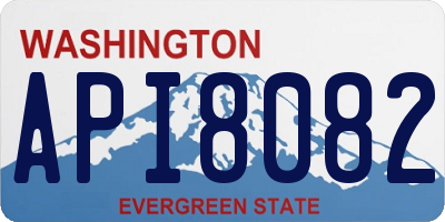 WA license plate API8082