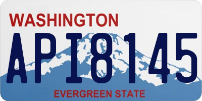 WA license plate API8145