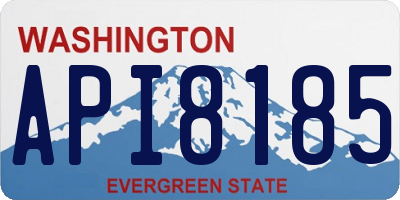 WA license plate API8185