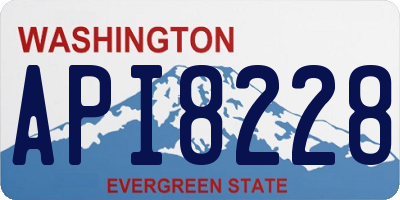WA license plate API8228