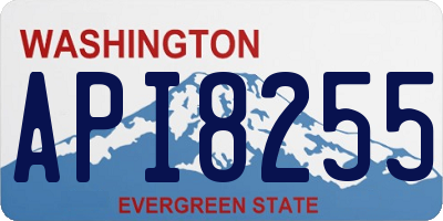 WA license plate API8255