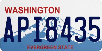 WA license plate API8435