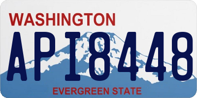 WA license plate API8448