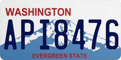 WA license plate API8476
