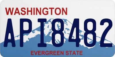WA license plate API8482