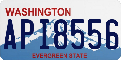 WA license plate API8556