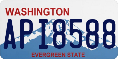 WA license plate API8588
