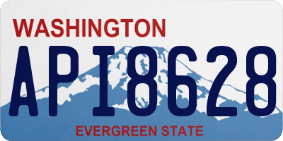 WA license plate API8628