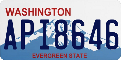 WA license plate API8646