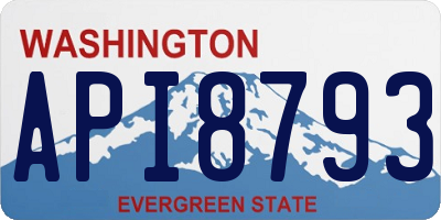 WA license plate API8793