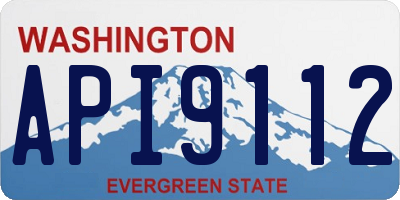 WA license plate API9112