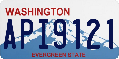 WA license plate API9121